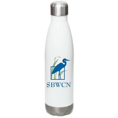 SBWCN Water Bottle, a White Stainless Steel Water Bottle