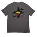 X-Mas, a Grey Steel All-American Unisex Tee (back-view)