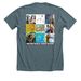Hui Mo?olelo: Kaho?olawe, a Heather Slate Premium Unisex Tee (back-view)