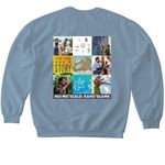 Hui Mo?olelo: Kaho?olawe, a Stone Blue Softstyle Crewneck Sweatshirt (back-view)