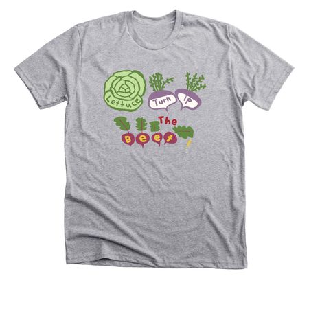Lettuce Turnip the Beet Redux, a Athletic Heather Premium Unisex Tee