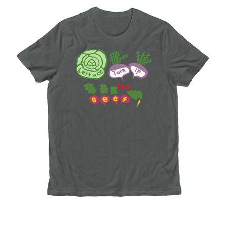 Lettuce Turnip the Beet Redux, a Terrain Grey Allmade Organic Cotton Unisex Tee