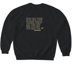 NSPM 2026, a Black Softstyle Crewneck Sweatshirt (back-view)