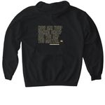 NSPM 2026, a Black Gildan Softstyle Pullover Hoodie (back-view)