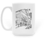Reality Ministries Mug, a White Large Coffee Mug (back-view)