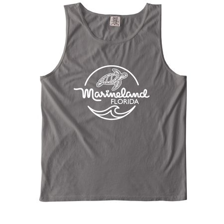 Marineland Florida - Sea Turtle, a Grey Comfort Colors Tank Top