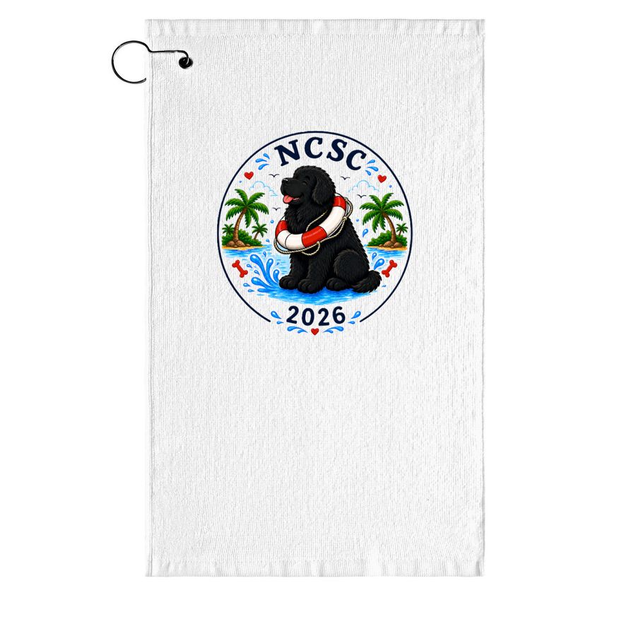 NCSC Water Test 2026, a White Golf Towel