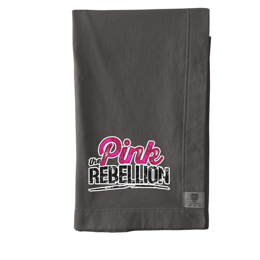 Pink Rebellion Blanket, a Pepper Comfort Colors Blanket