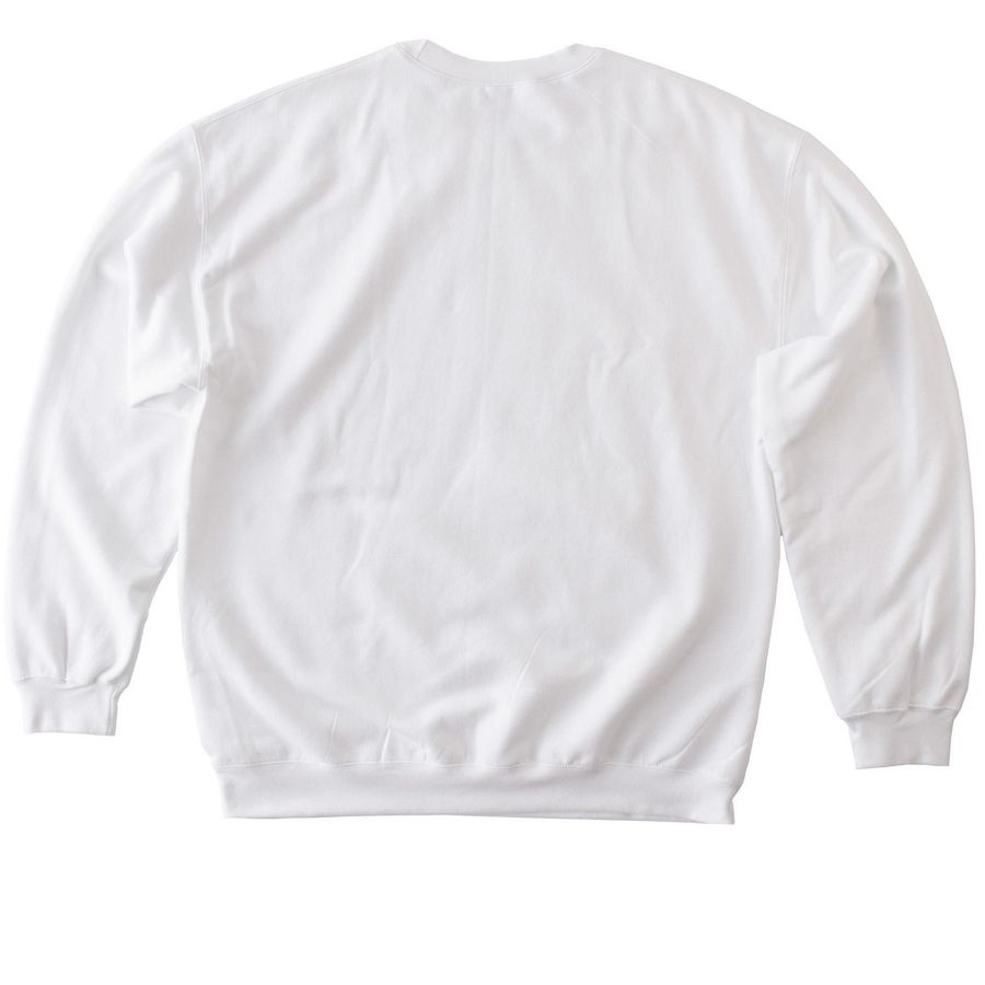 Hope for HIE Color Logo Wear, a White Softstyle Crewneck Sweatshirt (back-view)