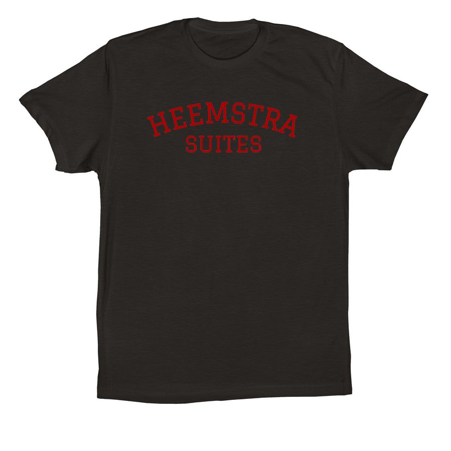 Heemstra Suites Dorm Gear, a Black Premium Cotton Tee