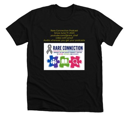 Rare Connection 3rd Anniversary&nbsp;, a Solid Black Blend Premium Unisex Tee