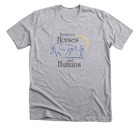 Life Lessons from Horses, a Athletic Heather Premium Unisex Tee