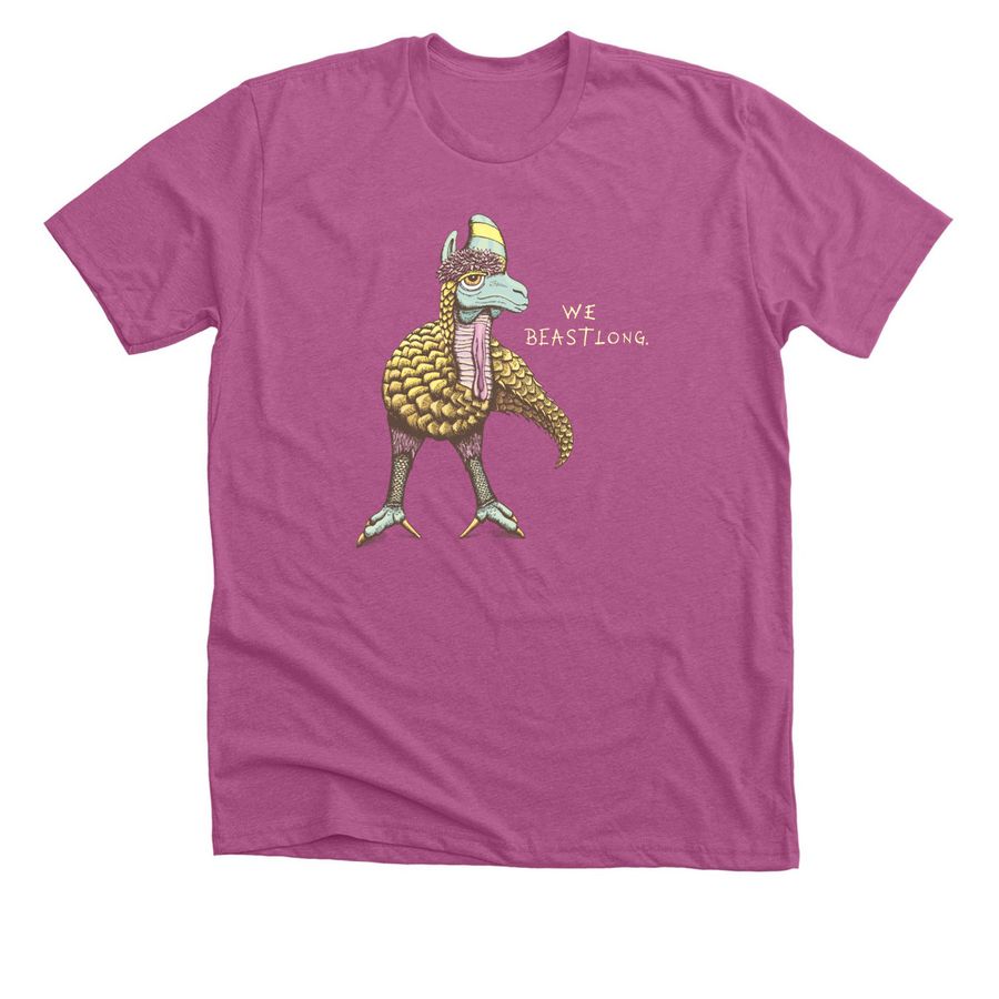 No Worry, Alpangowary!, a Heather Magenta Premium Unisex Tee