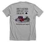 Cruise For Crew, a Athletic Heather Premium Unisex Tee (back-view)