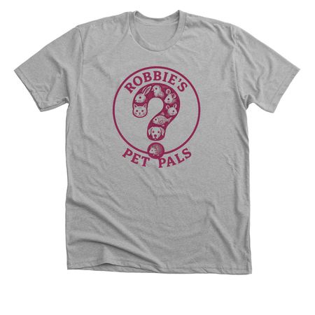 Robbie's Pet Pals- Adult shirt, a Athletic Heather Premium Unisex Tee