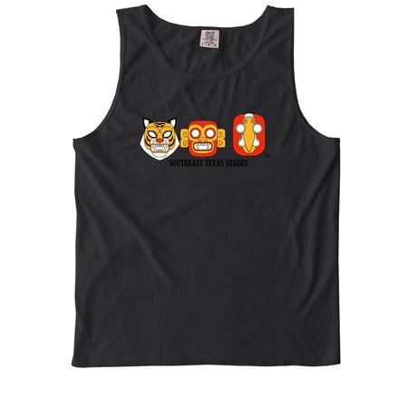 Magic Folk Animals!, a Black Comfort Colors Tank Top