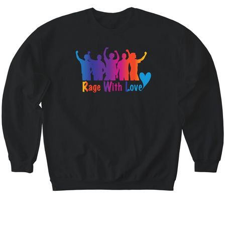 2026 Grand Island Pride, a Black Softstyle Crewneck Sweatshirt