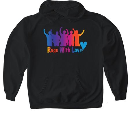 2026 Grand Island Pride, a Black Gildan Softstyle Pullover Hoodie