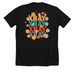 Retro Radiology Tee, a Solid Black Blend Premium Unisex Tee (back-view)