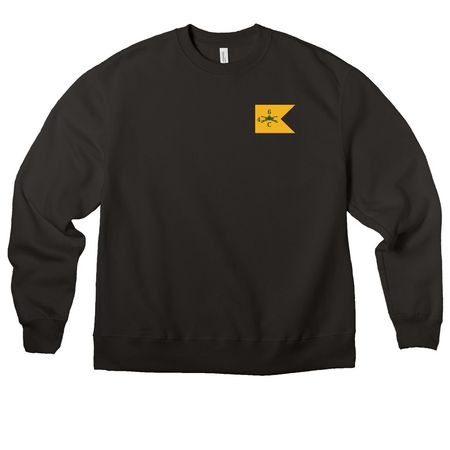 C Co HQ, a Black Premium Heavyweight Crewneck Sweatshirt