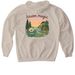 Kesem Magic Yeti, a Sand Gildan Softstyle Pullover Hoodie (back-view)