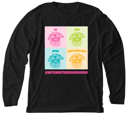 Rudy's Gonna Rudy!, a Solid Black Blend Premium Long Sleeve Tee