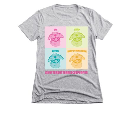 Rudy's Gonna Rudy!, a Dark Heather Grey Women's Slim Fit Tee