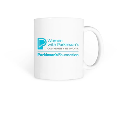 Women With Parkinson's Mug, a White Coffee Mug