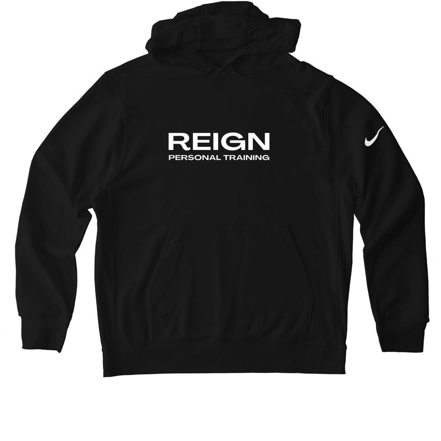 REIGN PERSONAL TRAINING, a Black Nike Club Fleece Pullover Hoodie