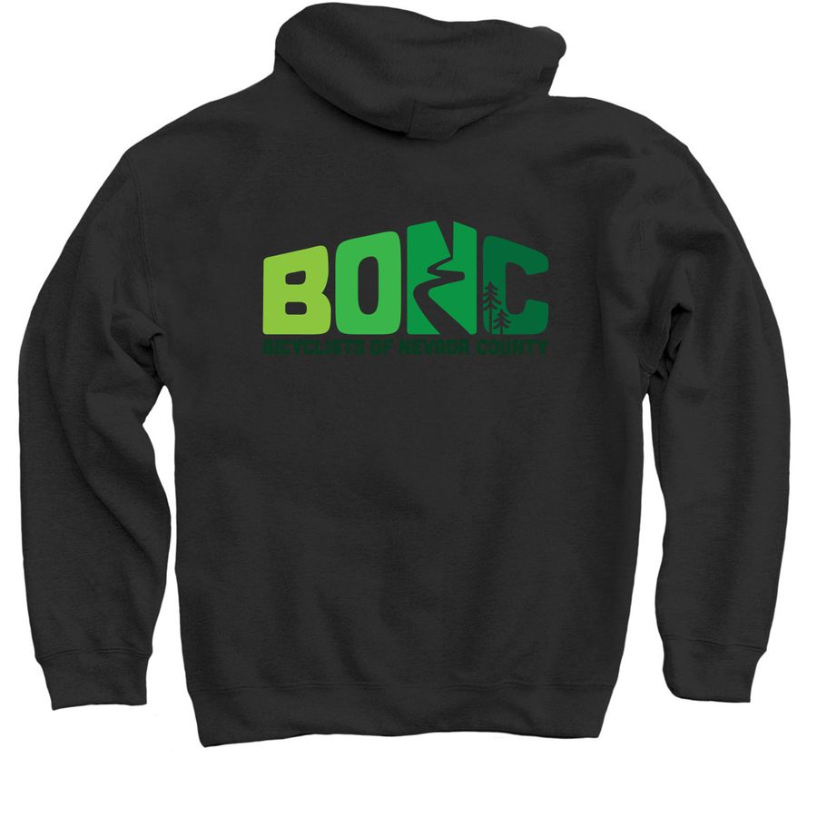 Hoodies & Sweatshirts, a Black Pullover Hoodie (back-view)