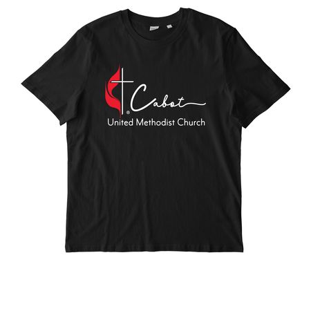CUMC White/Red Logo Shirts, a Black Stanley/Stella Unisex Creator 2.0 Tee