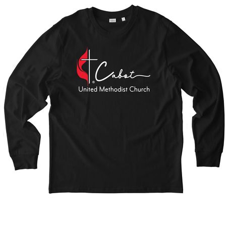 CUMC White/Red Logo Shirts, a Black Stanley/Stella Unisex Creator 2.0 Long Sleeve Tee