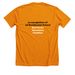 Guide Them Home. Light coloured design., a Heather Orange Premium Unisex Tee (back-view)