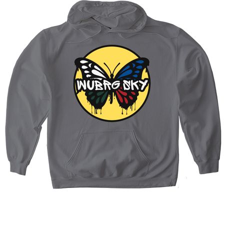 WUBRG Sky - New Logo, a Charcoal Gildan Softstyle Pullover Hoodie