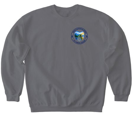 NCDHA 8th Annual Session, a Charcoal Softstyle Crewneck Sweatshirt