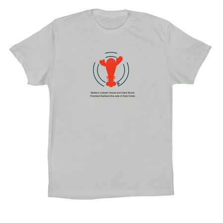 Bailey?s Lobsters, a Silver Premium Cotton Tee