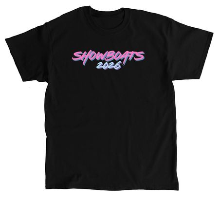 Showboats 2026, a Black Classic Unisex Tee