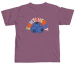 OG Emmy's Memmy, a Berry Comfort Colors Unisex Tee (back-view)