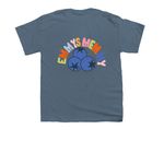 OG Emmy's Memmy, a Indigo Youth Unisex Tee (back-view)
