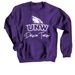 UNW Dance Team Crewneck, a Purple Crewneck Sweatshirt
