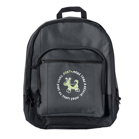 Back to School, a Dark Charcoal Everyday Backpack