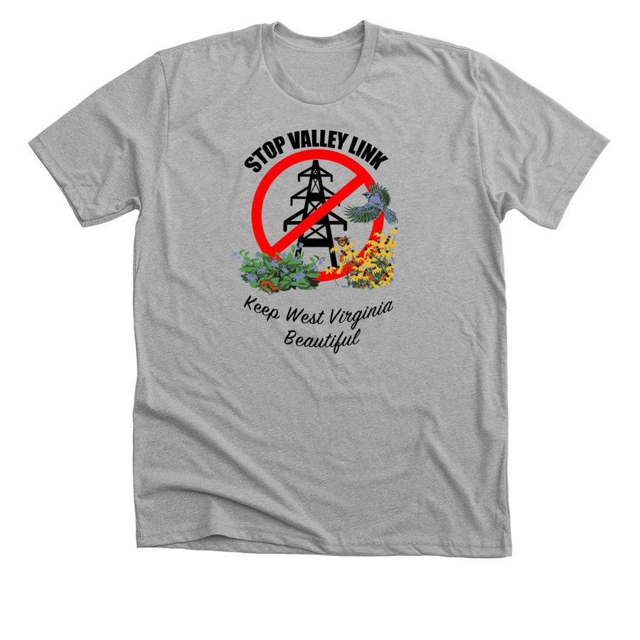 Stop Valley Link Shirts, a Athletic Heather Premium Unisex Tee