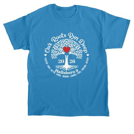 Our Roots Run Deep 2026 Fleming, a Sapphire Classic Unisex Tee