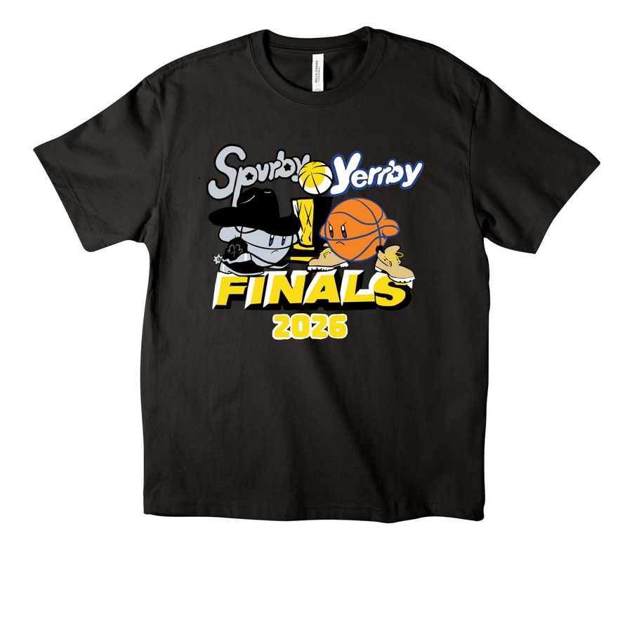 Yerrby finals Heavyweight tee, a Black Unisex Heavyweight Tee
