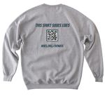 Save Briggs Animal Adoption Center, a Sport Grey Softstyle Crewneck Sweatshirt (back-view)