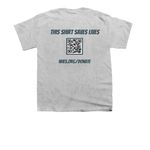Save Briggs Animal Adoption Center, a Sport Grey Youth Unisex Tee (back-view)