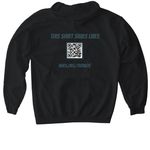 Save Briggs Animal Adoption Center, a Black Gildan Softstyle Pullover Hoodie (back-view)
