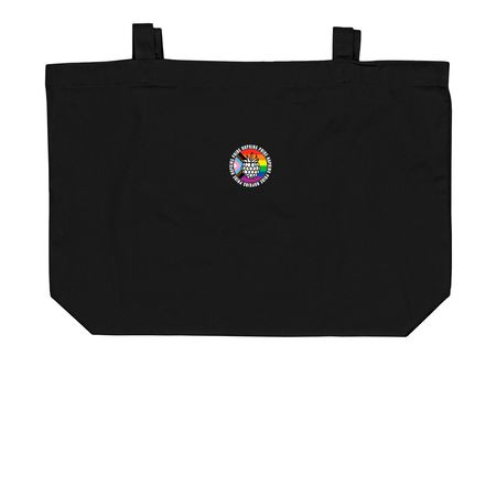 HOPKINS PRIDE TOTE BAGS, a Black Large Organic Cotton Tote Bag