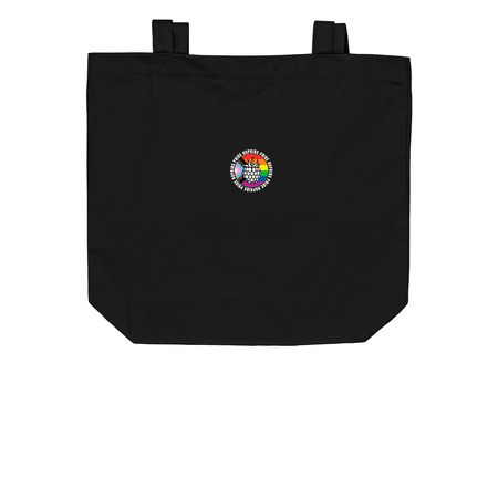 HOPKINS PRIDE TOTE BAGS, a Black Organic Cotton Tote Bag
