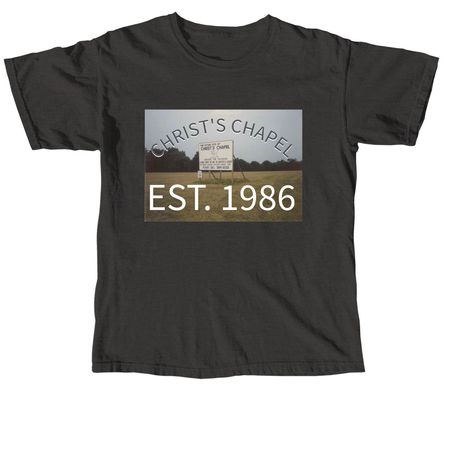 Christ's Chapel- 40th Anniversary Merch, a Pepper Comfort Colors Unisex Tee